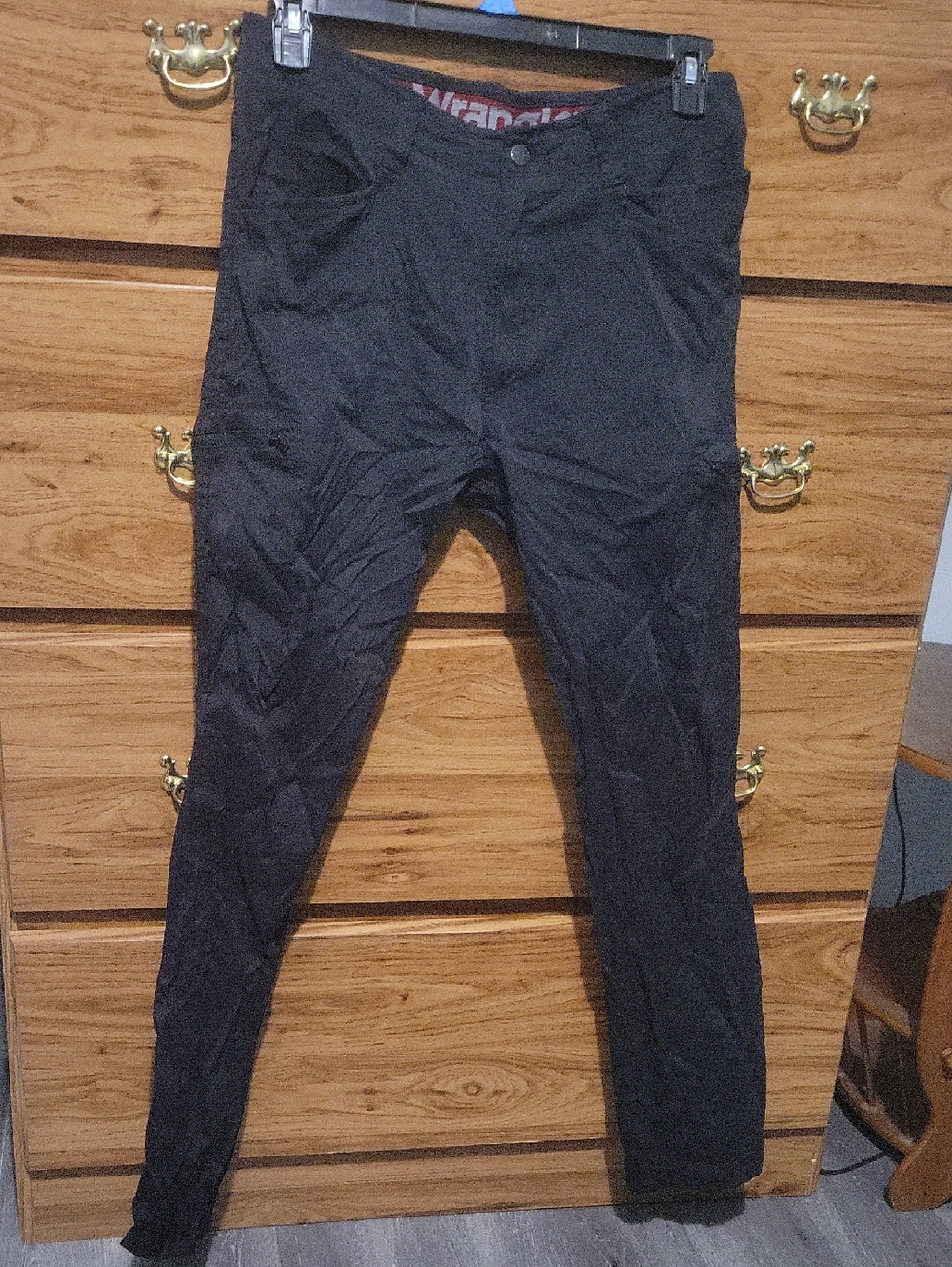Wrangler Black Men's Slim Chinos